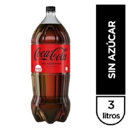 COCA COLA ZERO 3L UNIDAD